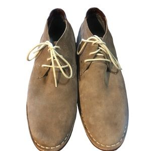 Kenneth Cole REACTION Men's Desert Sun Chukka Boot 11 M Taupe Light Brown Suede